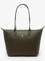Schoudertas Popette Nylon Tommy hilfiger Groen popette AW17705