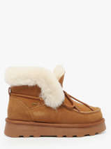 Enkellaarsjes Uit Leder Nathan baume Bruin women 252N8601
