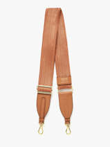 Afneembare Schouderriem Bcbg Nylon En Leder Lancel Bruin bcbg A13978