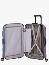 Harde Reiskoffer C-lite Samsonite Violet c-lite CS2004-vue-porte