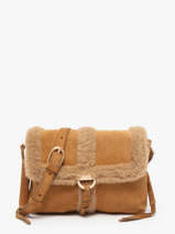 Cross Body Tas Othilia Leder Vanessa bruno Beige othilia 10V40907