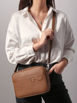 Cross Body Tas N City Leuven Leder Nathan baume Bruin n city 7-vue-porte