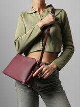 Cross Body Tas Grained Miniprix Violet grained F2516-vue-porte