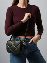 Cross Body Tas June Matelass� Laurent david Zwart ld bags 175-vue-porte