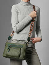 Cross Body Tas Ronda Hexagona Groen ronda 3880231
