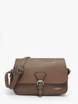 Cross Body Tas Grained Miniprix Bruin grained F3601