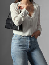 Preloved Schoudertas Long Bambino Leder Jacquemus Zwart second life 1565173-vue-porte