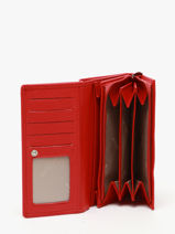 Portefeuile Confort Leder Hexagona Rood confort 467779-vue-porte