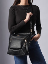 Cross Body Tas Marsha Guess Zwart marsha BG950104-vue-porte