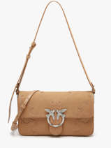 Schoudertas Love Bag Soft Pinko Bruin love bag soft 6243A0F6