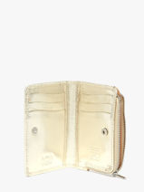Portefeuille Leder Crinkles Goud caviar 14340-vue-porte