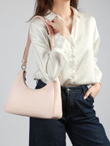 Schoudertas Manaus Leder Nathan baume Roze brasil 2-vue-porte