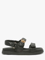 Sandalen Uit Leder Steve madden Zwart women 11003792