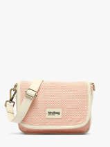 Cross Body Tas Tressage Katoen Hindbag Roze tressage TS