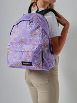 Rugzak 1 Compartiment Eastpak Violet pbg authentic PBGA5BG4-vue-porte