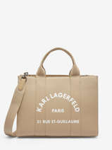 Handtas Rsg Katoen Karl lagerfeld Beige rsg A1W50010