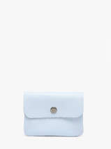 Portemonnee Caviar Leder Milano Blauw caviar CA23092