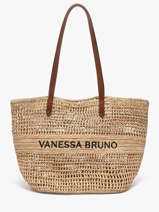 Handtas Cabas Raphia Vanessa bruno Beige cabas raphia 60V40468