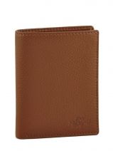 Portefeuille Leder Yves renard Bruin foulonne 23419