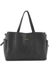 Schoudertas A4 Vintage Leder Nat et nin Zwart vintage DAKOTA