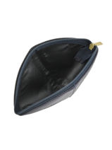 Portemonnee Foulonne Leder Yves renard Blauw foulonne 29367-vue-porte