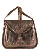 Cross Body Tas Vintage Leder Paul marius Bruin vintage BESACE
