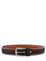 Verstelbare Herenriem Jean Petit prix cuir Zwart belt 3709-35