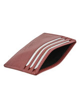 Kaarthouder Leder Yves renard Rood foulonne 232-vue-porte