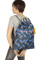 Sporttas Hazel Boys Stones and bones Blauw boys HAZEL-B-vue-porte