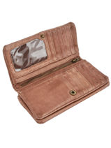 Portefeuille Cow Leder Basilic pepper Beige cow BCOW96-vue-porte