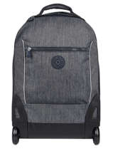 Rugzak Op Wieltjes Sari 2 Compartimenten Kipling Blauw back to school 16310