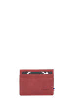 Kaarthouder 4 Vakjes Etincelle Nubuck Leder Etrier Rood etincelle nubuck EETN011