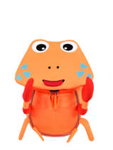 Rugzak 1 Compartiment Affenzahn Oranje small friends NES1