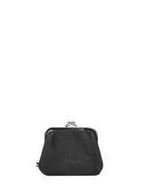 Portemonnee Etincelle Nubuck Leder Etrier Zwart etincelle nubuck EETN654