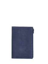 Portemonnee Etincelle Nubuck Leder Etrier Blauw etincelle nubuck EETN619