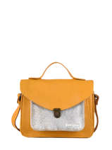 Cross Body Tas Mlle George Argento Leder Paul marius Geel argento GEORGARG