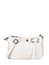 Cross Body Tas Caviar Leder Milano Wit caviar G1421N