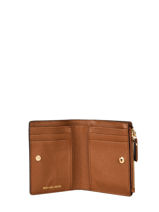 Portefeuille Jetset Leder Michael kors Bruin jet set F9GJ6F2L-vue-porte