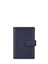 Portefeuille Leder Hexagona Blauw confort 467282