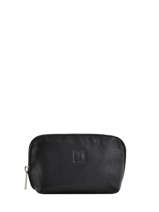 Portemonnee Leder Hexagona Zwart confort 467389