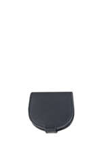 Portemonnee Caviar Leder Crinkles Blauw caviar 14039