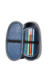 Pennenzak 1 Compartiment Kipling Grijs back to school / pbg PBG12908-vue-porte