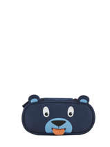 Pennenzak 1 Compartiment Pencil Case Affenzahn Blauw pencil case PEN1