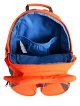 Rugzak 1 Compartiment Affenzahn Oranje large friends NEL1-vue-porte