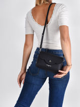 Cross Body Tas City Flore Leder Lancaster Zwart pur & element city 48-vue-porte