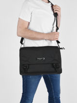 Longchamp Le pliage energy Cross bodytas Zwart-vue-porte