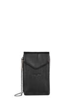 Telefoontasje Foulonn Pia Leder Lancaster Zwart foulonne pm 27
