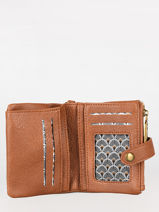 Portemonnee Met Kaarthouder Miniprix Bruin soft 376-vue-porte