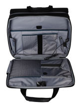 Pilot Case Op Wieltjes 2 Compartimenten Met 17" Laptopvak Samsonite Zwart spectrolite 3.0 EDELYNE-vue-porte