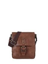 Cross Body Tas Basilic pepper Bruin traveler BTRA03